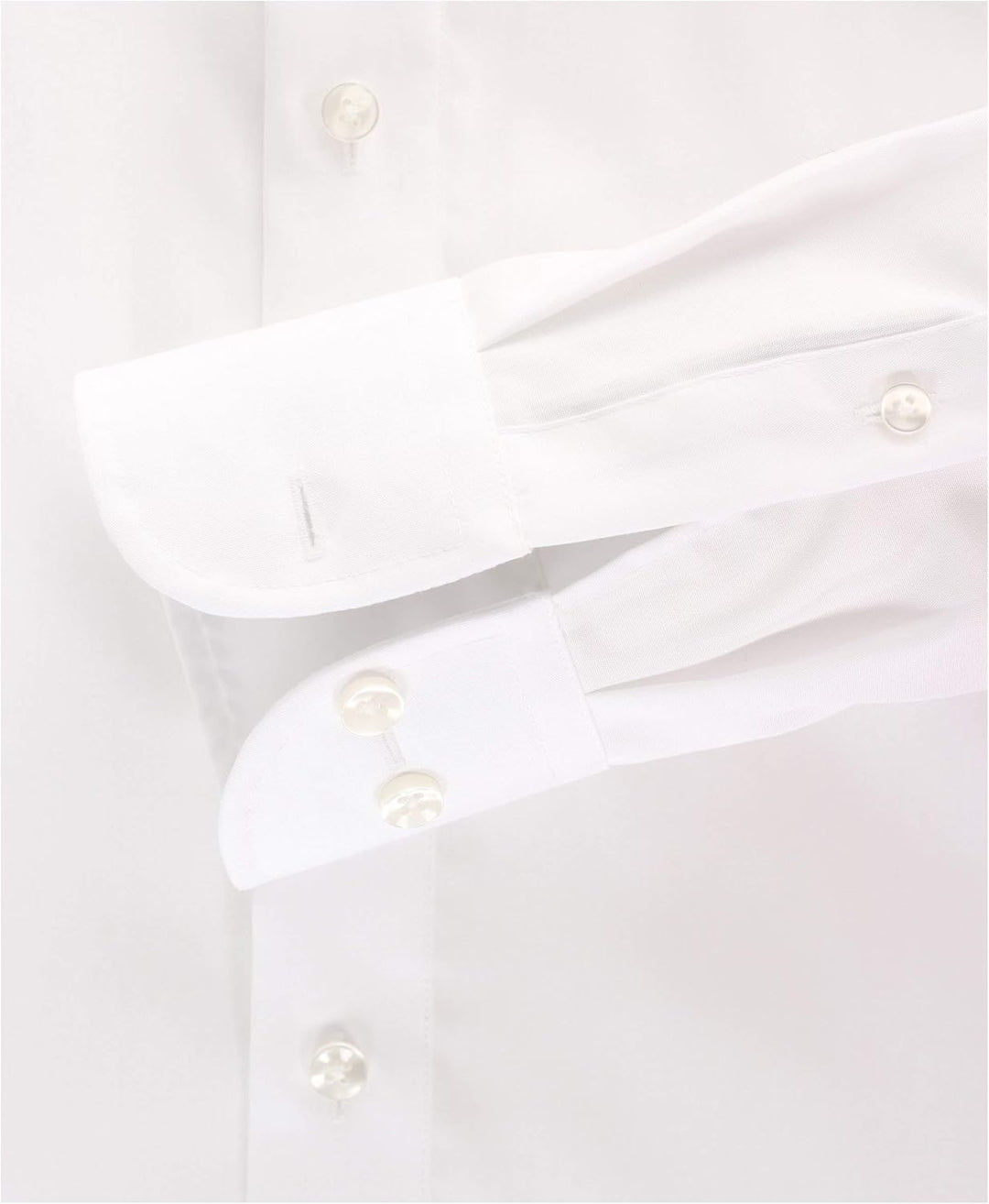 CASAMODA Herren Popeline Hemd uninah 006550 Modern Fit 40 Weiss, 40 Weiß