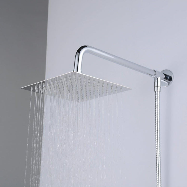 Hiendure®8 inch Quadratische Luxus Regendusche Einbauduschköpfe Edelstahl Duschkopf aus Edelstahl Sp