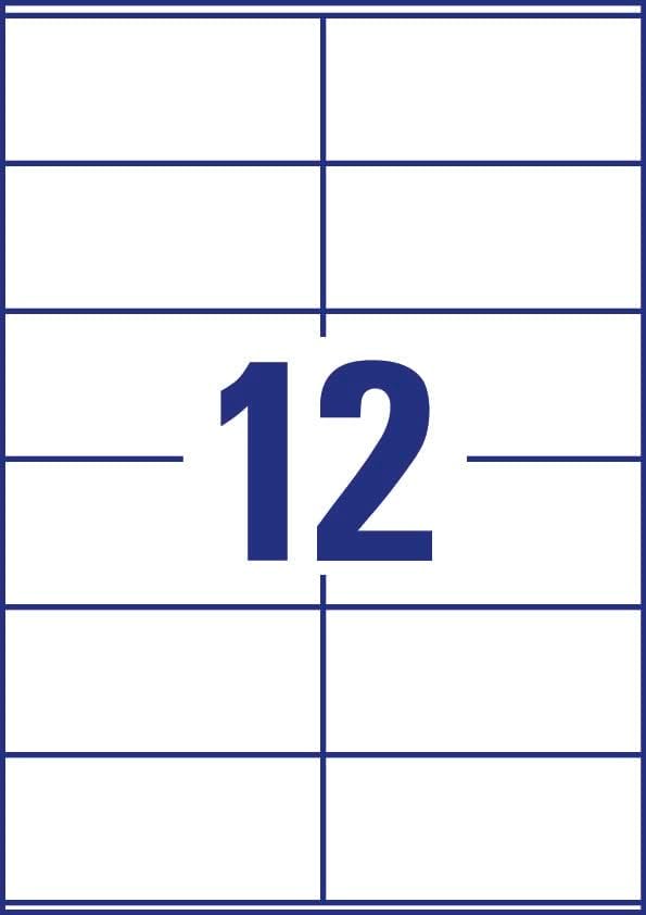 AVERY Zweckform 6175 Adressaufkleber (300 plus 60 Klebeetiketten extra, 105x48mm auf A4, Papier matt
