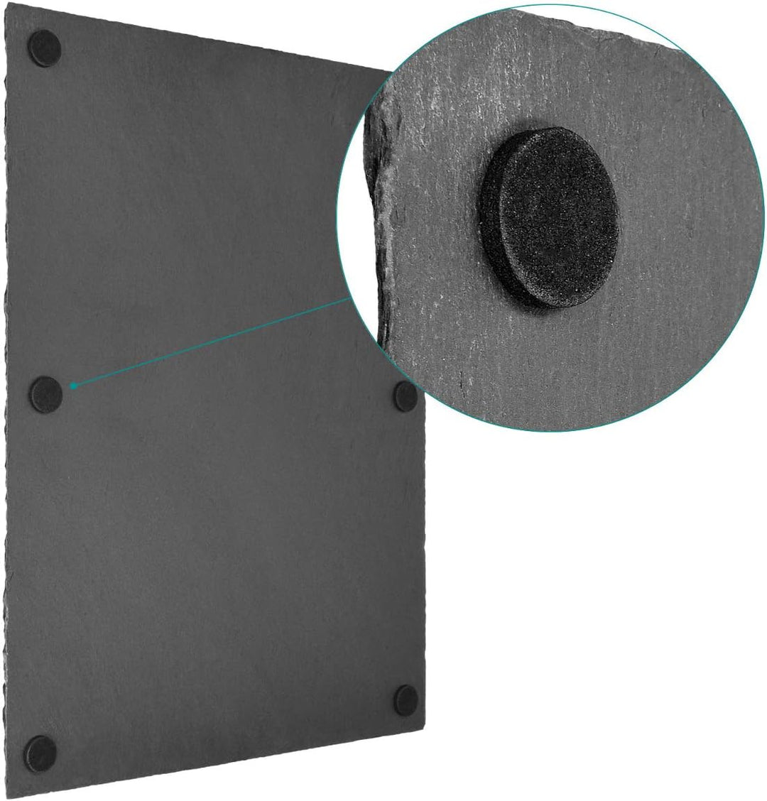 Navaris Schiefer Teller Platzset 6-teilig - 38x28cm Schieferplatten 6x Servierplatte für Sushi Käse