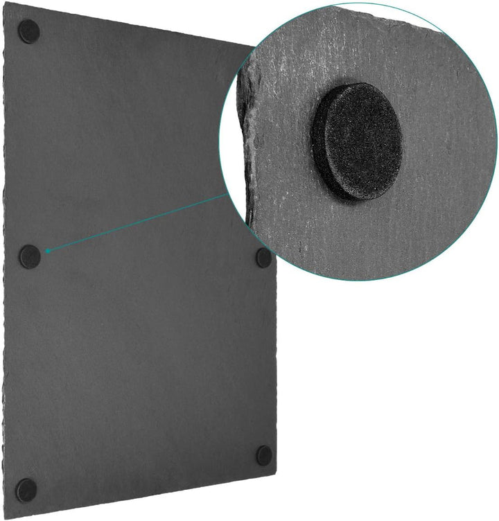Navaris Schiefer Teller Platzset 6-teilig - 38x28cm Schieferplatten 6x Servierplatte für Sushi Käse