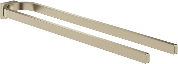 GROHE Selection, Accessoires - Handtuchhalter, nicht schwenkbar, zwei Arme, nickel gebürstet, 41059E