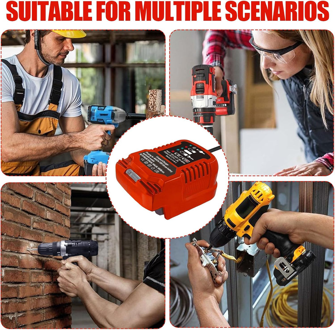 Ersatz PXC Ladegerät für Einhell 18V Power X-Change Akku, Auto-Ladegerät kompatibel mit Einhell 18V