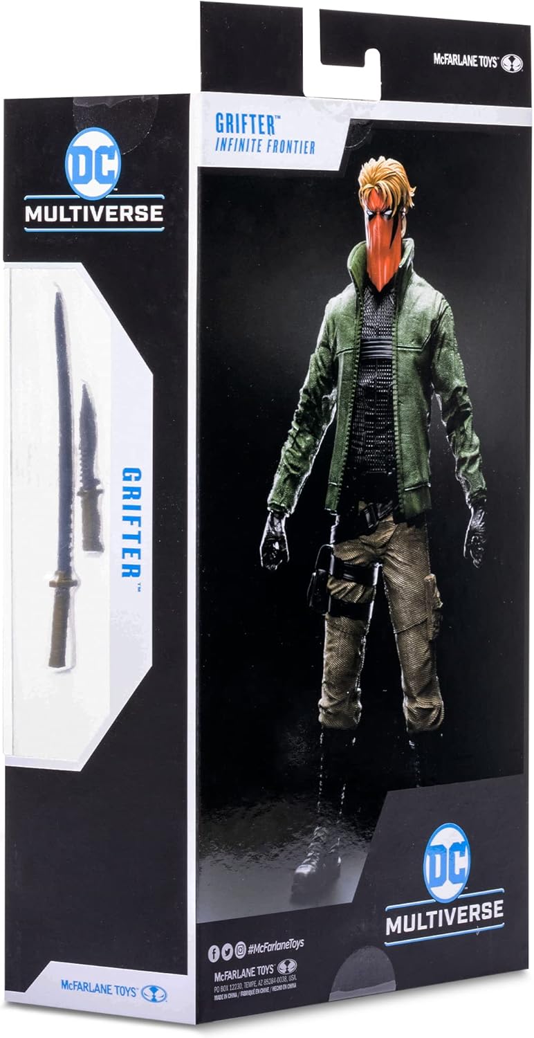 McFarlane DC Multiverse Actionfigur Grifter 18 cm, Mehrfarbig, 15247