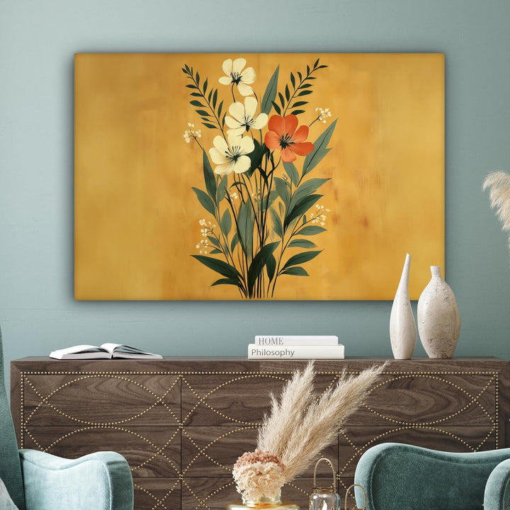 MuchoWow© Leinwandbild Gross 120x80 cm XXL Dekoration Wohnzimmer Bilder Pictures Wall Decoration Liv