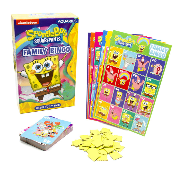 AQUARIUS Familien-Bingo-Tischspiel Spongebob