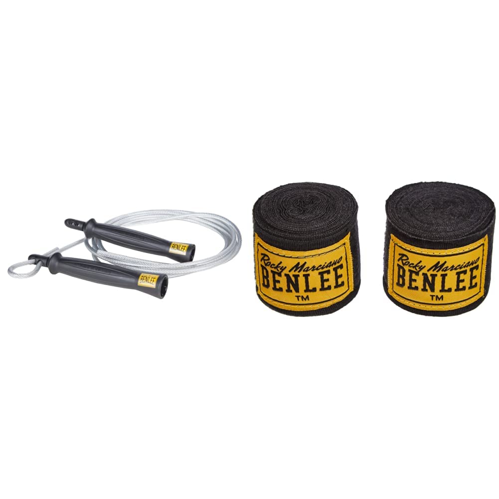 Benlee Springseil Super Jump Bundle mit Boxbandagen, Bundle mit Boxbandagen