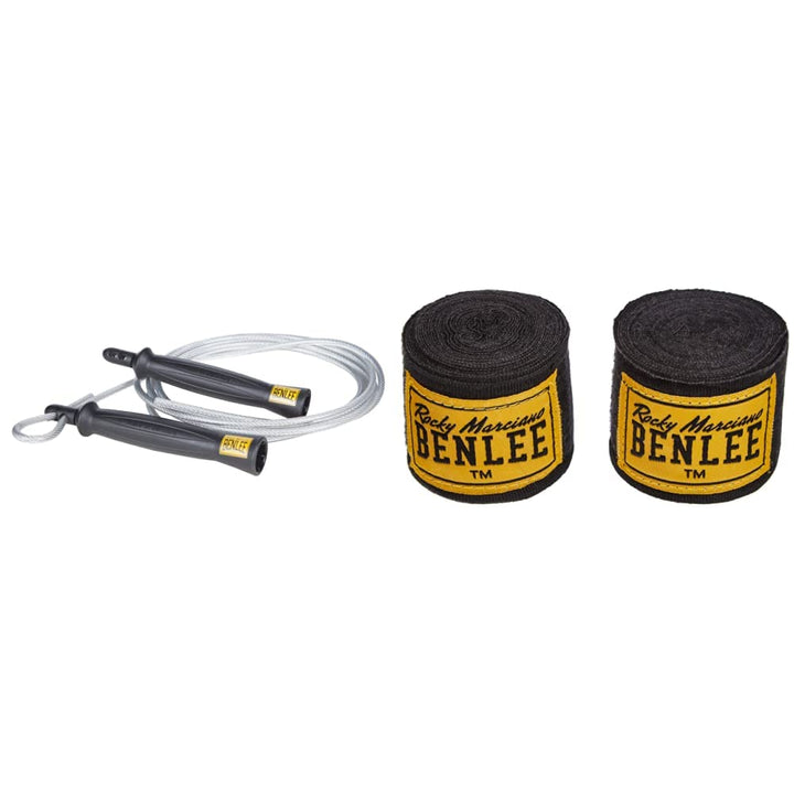 Benlee Springseil Super Jump Bundle mit Boxbandagen, Bundle mit Boxbandagen