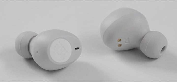 Skoda 6VA063702 True-Wireless In-Ear-Kopfhörer Bluetooth kabellos, weiss, mit Fabia Schriftzug