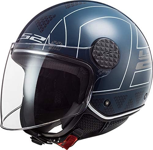 LS2, Casque jethelm Sphere lux linus cobalt, XL XL (61/62) Blau, XL (61/62) Blau