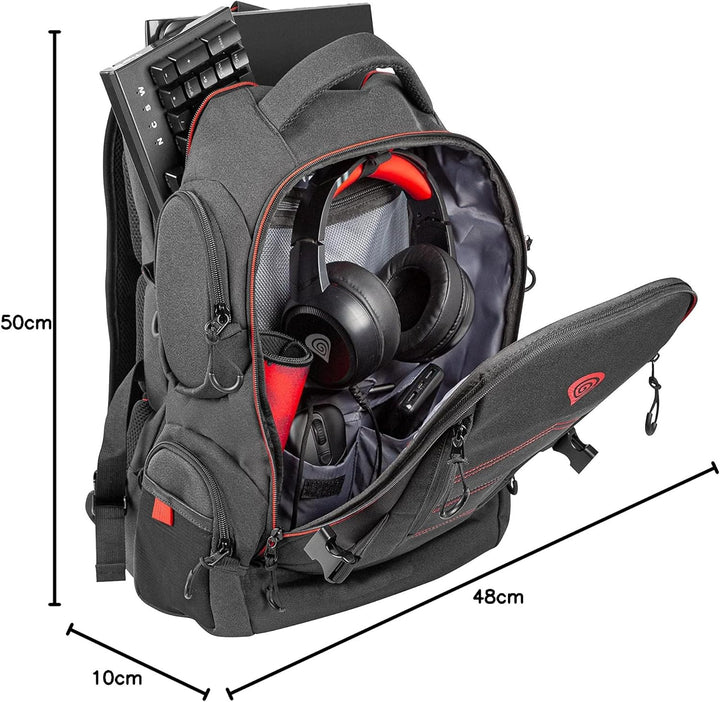 Genesis Notebook Rucksack PALLAD 550 schwarz (17,3")