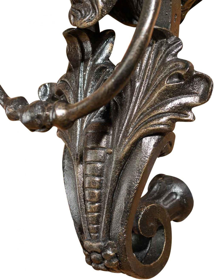 Historischer Türklopfer xxl 40cm 5kg Eisen Löwe antik Stil Türbeschlag Tür