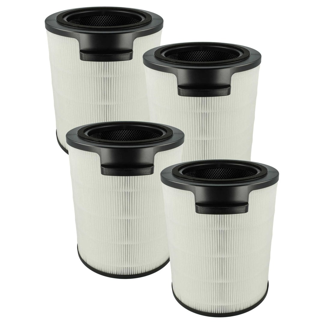 vhbw 4x Aktivkohlefilter Ersatz für Philips FYM860/30 | 883486030771 für Luftreiniger - HEPA 13 Luft