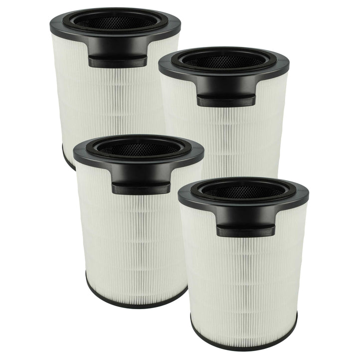 vhbw 4x Aktivkohlefilter Ersatz für Philips FYM860/30 | 883486030771 für Luftreiniger - HEPA 13 Luft