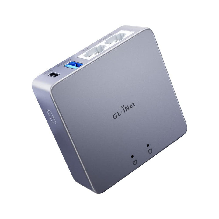 GL.iNet MT2500A (Brume 2) Mini-VPN-Sicherheitsgateway für Heimbüro und Remote-Arbeit, Hosting von VP