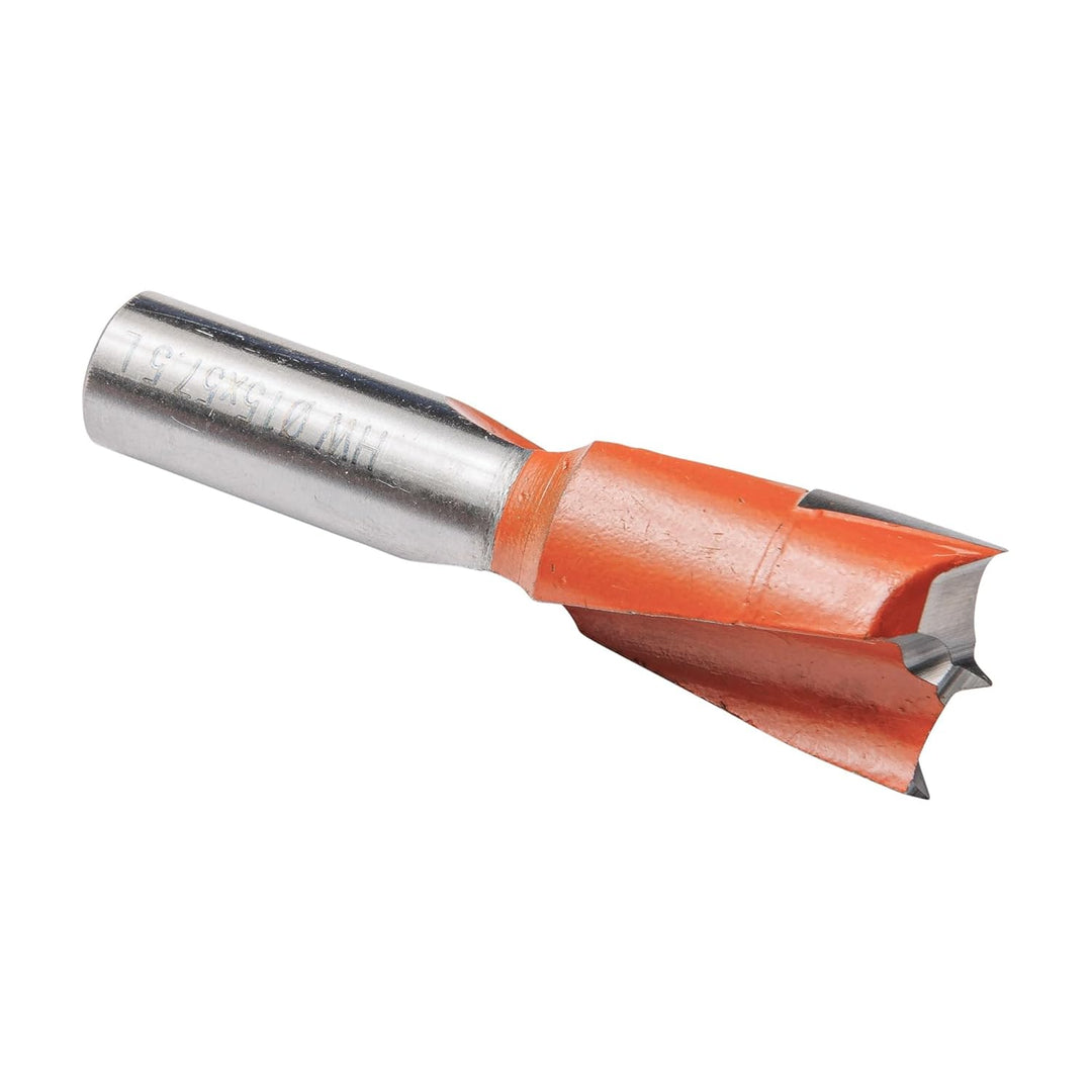 ENT 22171 Dübelbohrer HW, Schaft (S) 10 mm, Durchmesser (D) 15 mm, NL 27 mm, SL 27 mm, L 57,5 mm, Li
