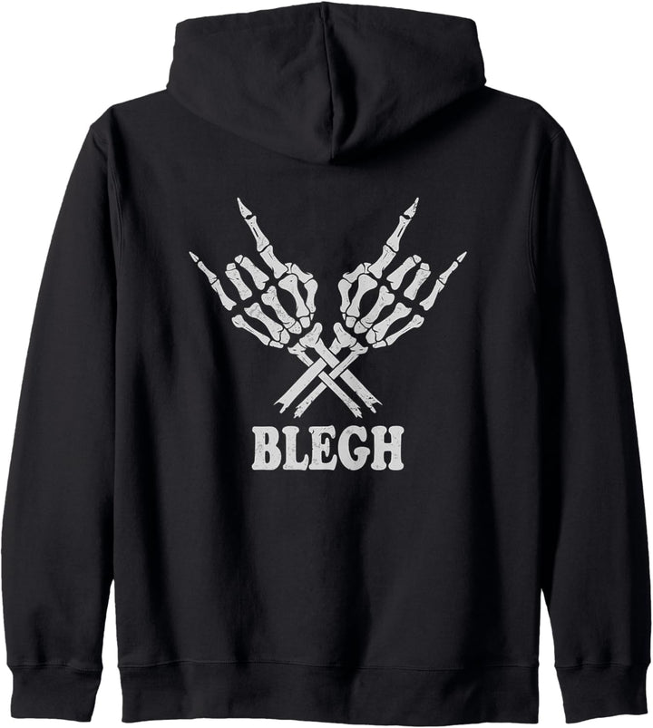 Blegh Lustiges Metalcore Vocalist Djent Deathcore Kapuzenjacke