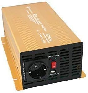 Wechselrichter - Spannungswandler 12V 300 bis 3000 Watt reiner SINUS mit echtem Power USB 2.1A Gold