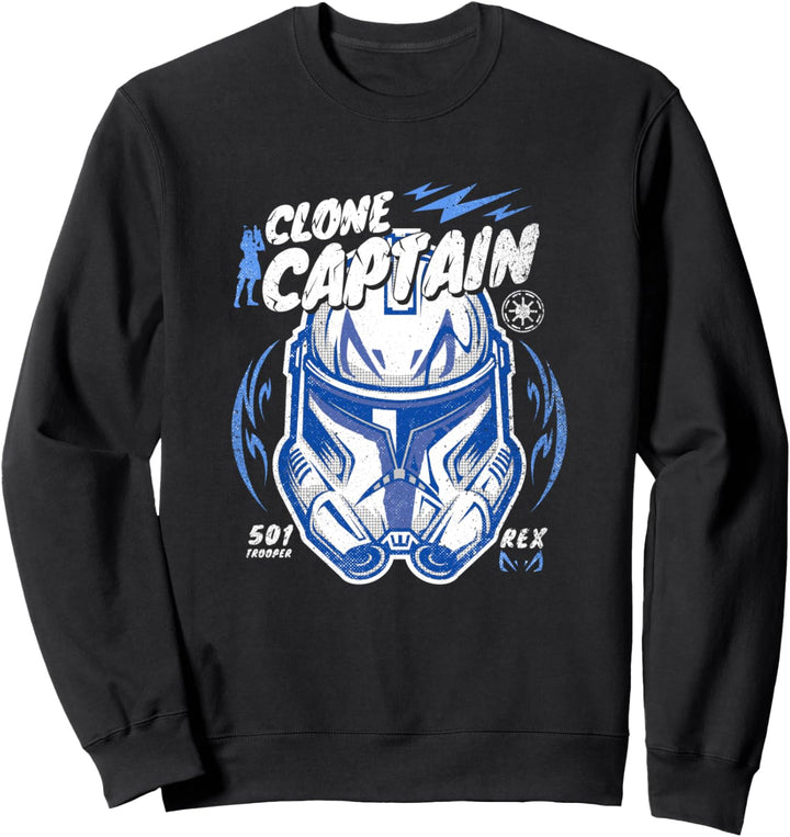 Star Wars Clone Captain Head Shot Portrait Sweatshirt