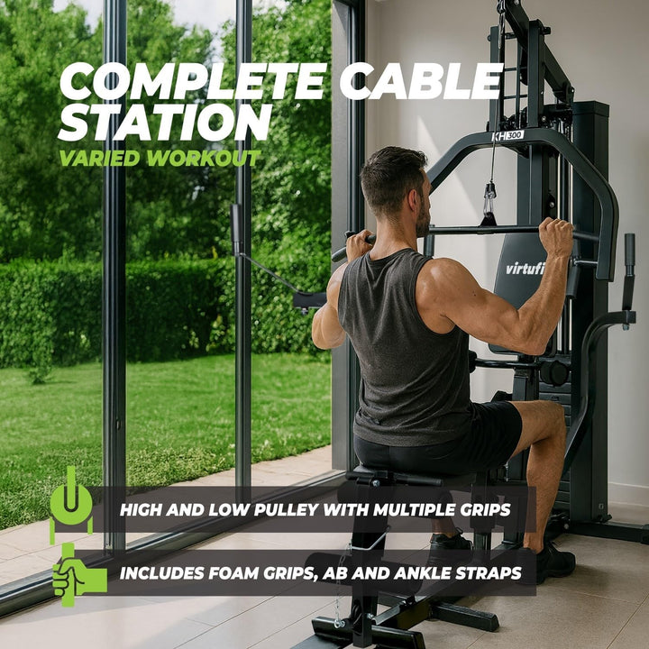 VirtuFit Kraftstation Homegym KH350 mit Beinpresse