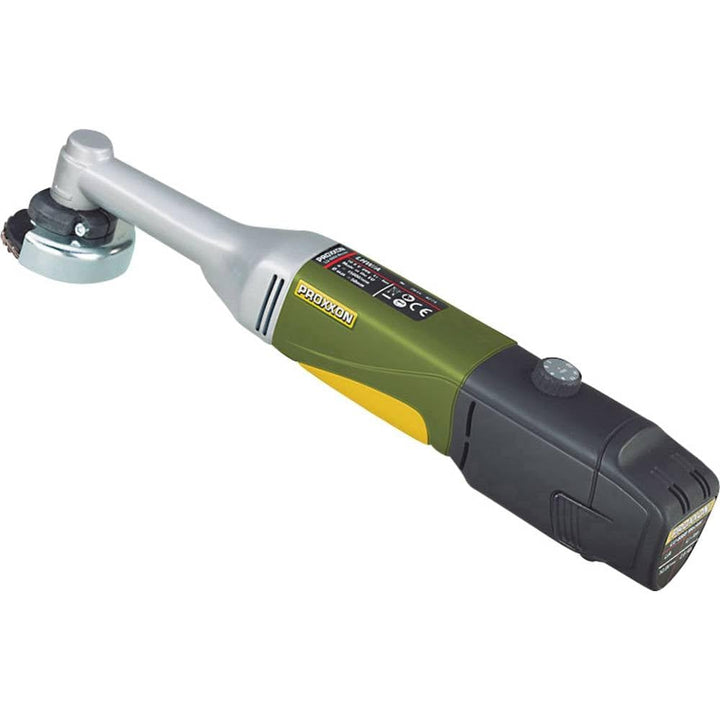 Proxxon 29815 Akku-Langhals-Winkelschleifer LHW/A, 10,8 Volt, im Koffer mit Akku (2,5 Ah) und Ladege
