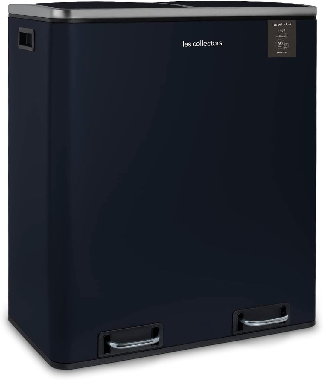 Les Collectors N°908 Mülleimer, Mülleimer, 2 Körbe, 30 l, Schwarz (30 l, Dunkelblau) dunkelblau matt