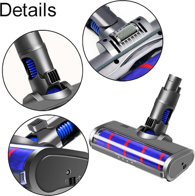 Italdos Turbinendüse Elektrische Bürste kompatibel für Dyson V6 DC58 DC59 DC61 DC62 Parkettbürste mi