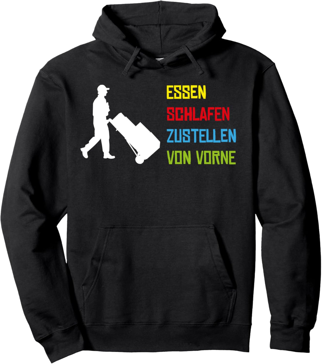 Paketbote Postbote Zusteller Briefträger Outfit Geschenk Pullover Hoodie
