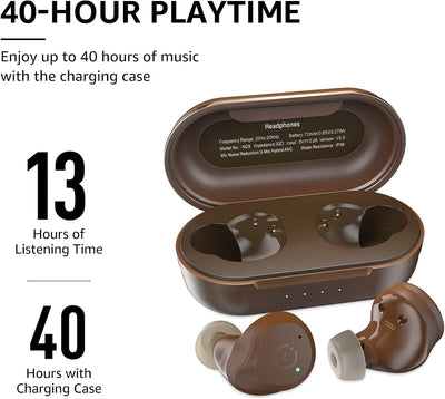TOZO NC9 Bluetooth Kopfhörer, Kopfhörer Kabellos mit Hybrid Aktiver Geräuschunterdrückung, Bluetooth