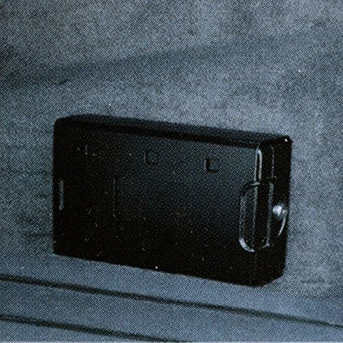 Carbest Hochsichterheits Mobilsafe mit Schlüssel B 15 x T 21 x H 5,5 cm, Geldkasette, Tresor schwarz