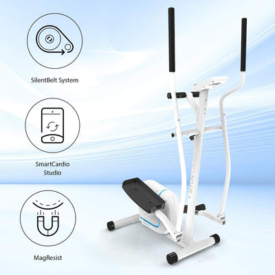 Klarfit Myon Cycle Heimtrainer Fahrrad - Ergometer Fahrrad mit 12 kg Schwungmasse, Hometrainer mit P