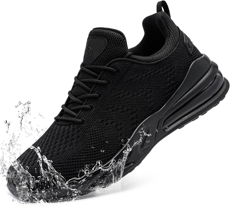 LARNMERN Wasserdicht Schuhe Laufschuhe Herren Sportschuhe Kochschuhe rutschfeste Turnschuhe Fashion
