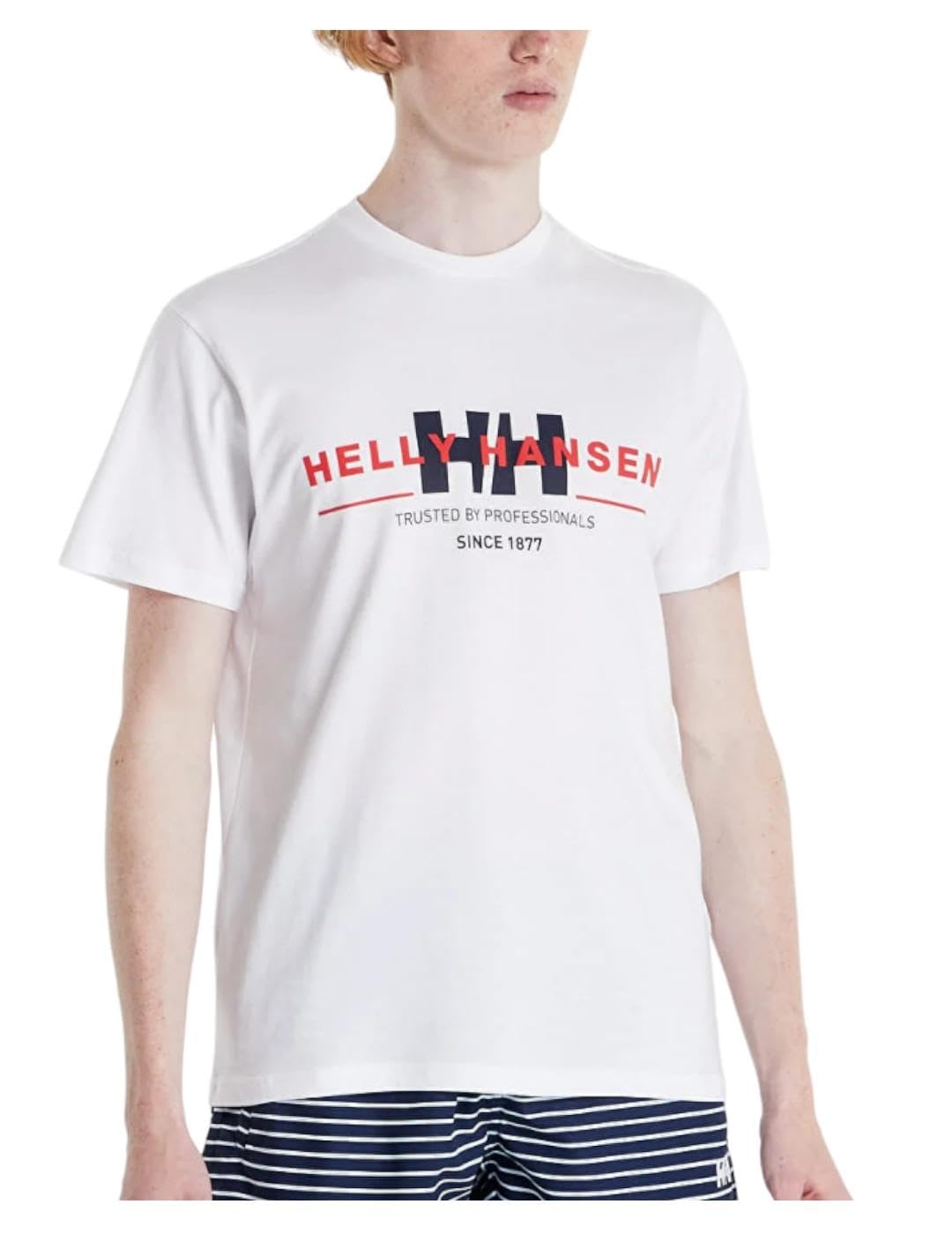 Helly Hansen Herren Core Graphic T-Shirt, 004 White