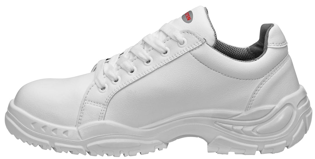 ELTEN Sicherheitsschuhe WHITE Loop Low ESD S2, Damen und Herren, Textil, Stahlkappe, leicht, klassis