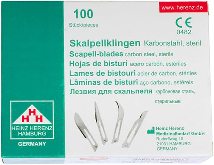 May Set bestehend aus Mix von je 10 Stück Skalpellklingen Figur 3 in 6 verschiedenen Ausführungen +