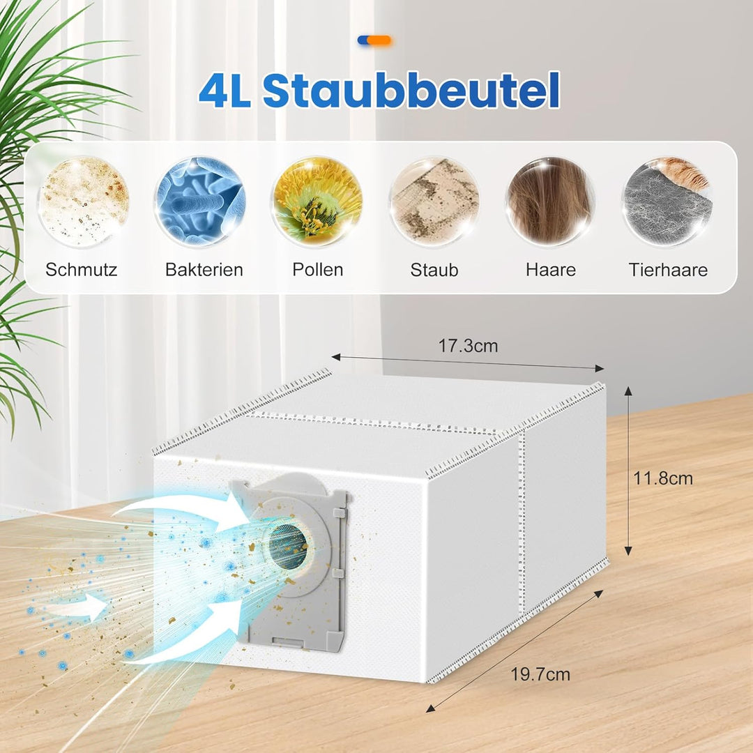 21 Stück Zubehör für Ecovacs Deebot X9 PRO Omni / X11 PRO Omni Saugroboter, Ersatzteile mit 1 Hauptb