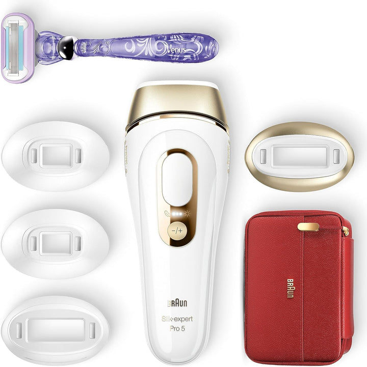 Braun Silk-Expert Pro 5 PL5387 IPL-Haarentfernungsgerät für Damen, dauerhaft sichtbare Haarentfernun