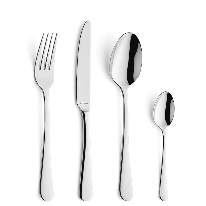 AMEFA AUSTIN Besteck Set 8 Personen (hochglanzpoliert) | 32-teilig | Edelstahl 18/0 | PVD-veredelt |