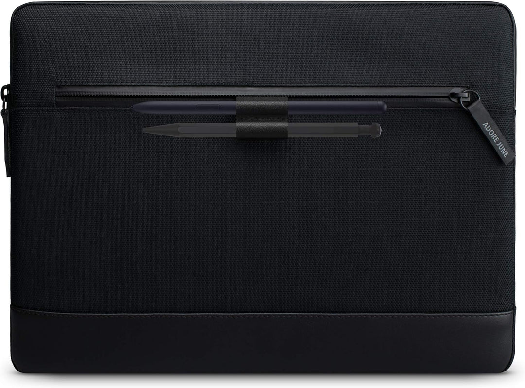 Adore June 12,4 Zoll Bent Tablet Tasche Schwarz kompatibel mit Galaxy Tab S9 Plus Tab S8 Plus und Ta