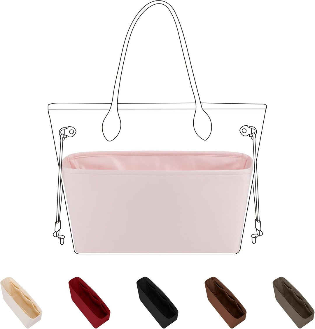 DGAZ Seide Handtasche Organizer für LV Neverfull PM/MM/GM, Taschenorganizer Tasche in Tasche Organiz
