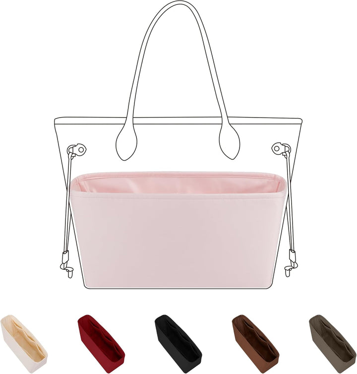 DGAZ Seide Handtasche Organizer für LV Neverfull PM/MM/GM, Taschenorganizer Tasche in Tasche Organiz