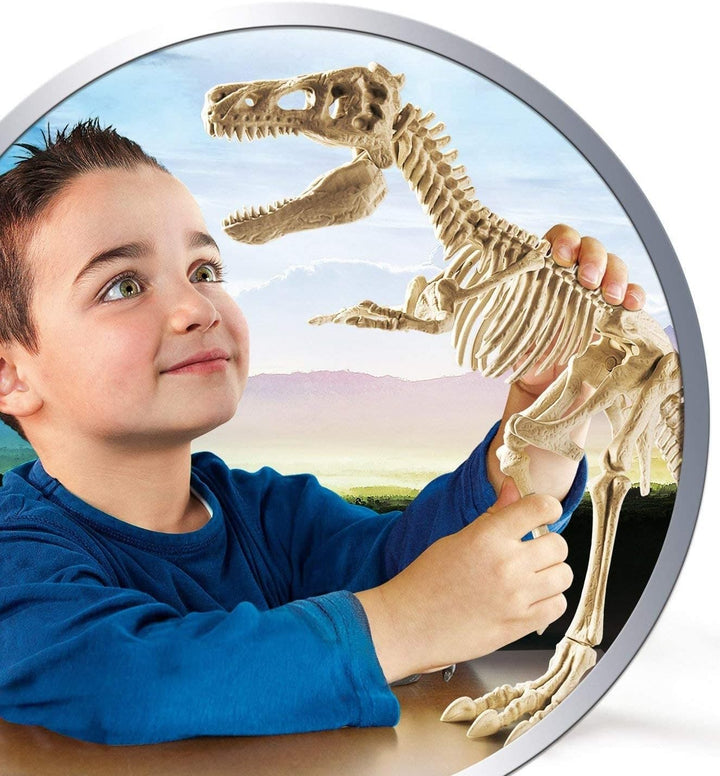 Clementoni 13984 Archeogiocando T-Rex & Triceratopo Wissenschaftliches Spiel, bunt T-Rex und Tricera