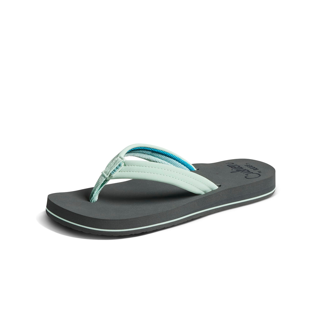 Reef REEF CUSHION BREEZE Damen Zehentrenner 38.5 EU Grau Mint, 38.5 EU Grau Mint