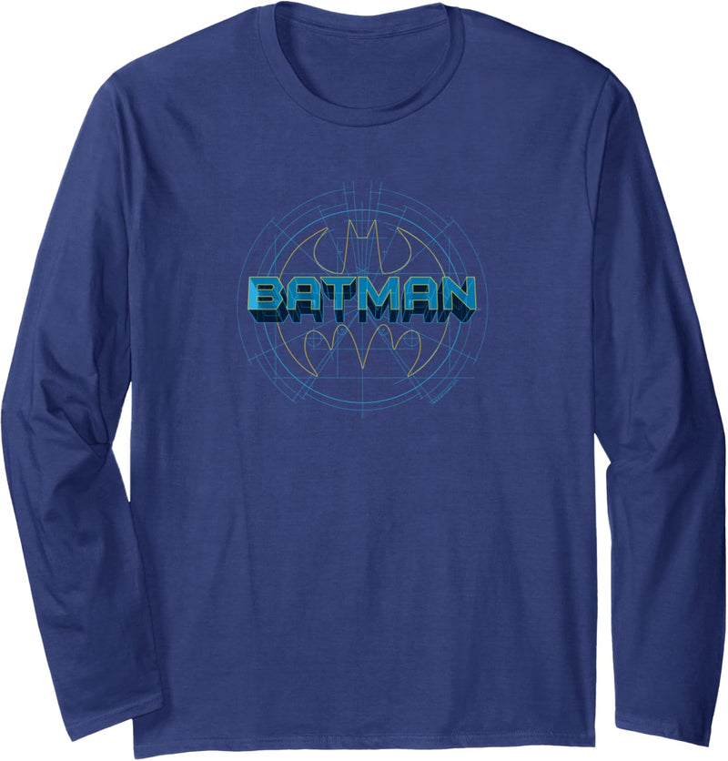 Batman Bat Tech Logo Langarmshirt