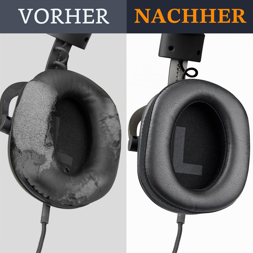 SOULWIT Lammfell Ersatz Ohrpolster für Logitech G Pro, G Pro X, G Prox 2, G Pro X SE Kopfhörer, Ersa