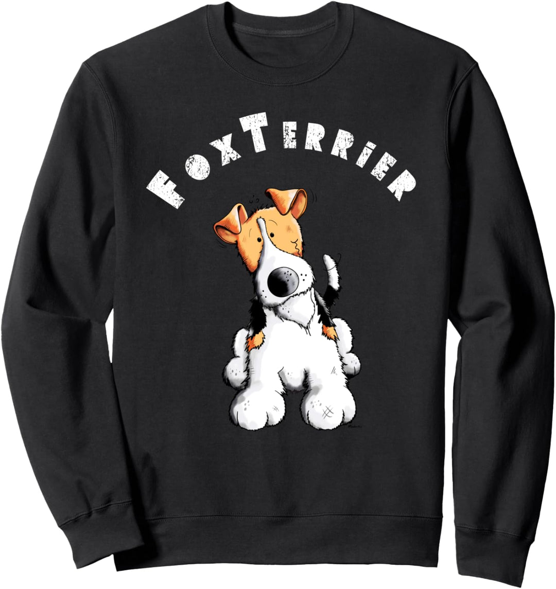 Witziger Foxterrier I Hunde Geschenk für Hundefreunde Sweatshirt