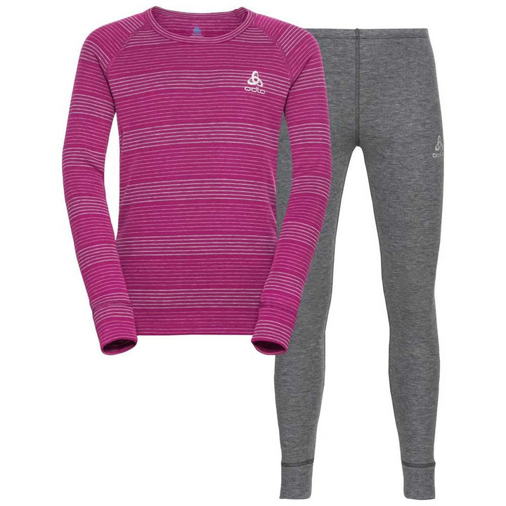 Odlo Unisex Kinder Set Long Active Warm Eco Set Set