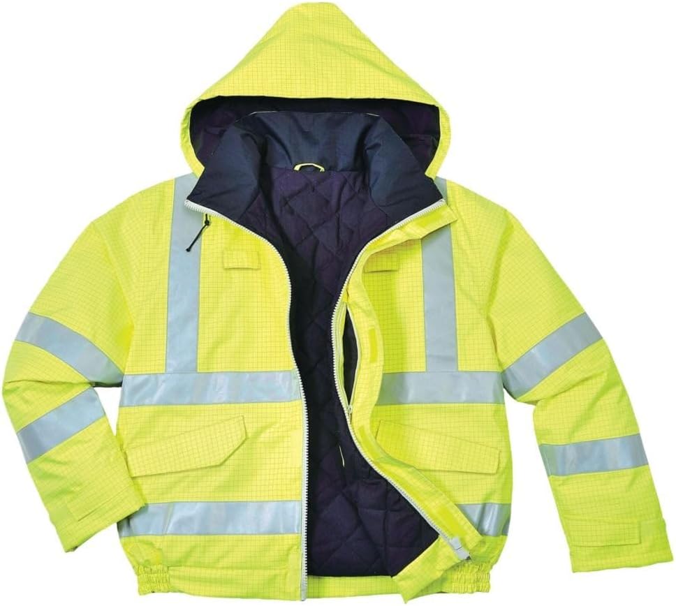 Bizflame Hi-Vis Bomber Jacket, colorYellow talla 3 XL 3XL Gelb, 3XL Gelb