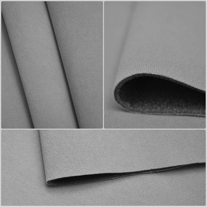 Autohimmelstoff Dachhimmel Velour mit Schaum, Grau Grau-100, Grau-100