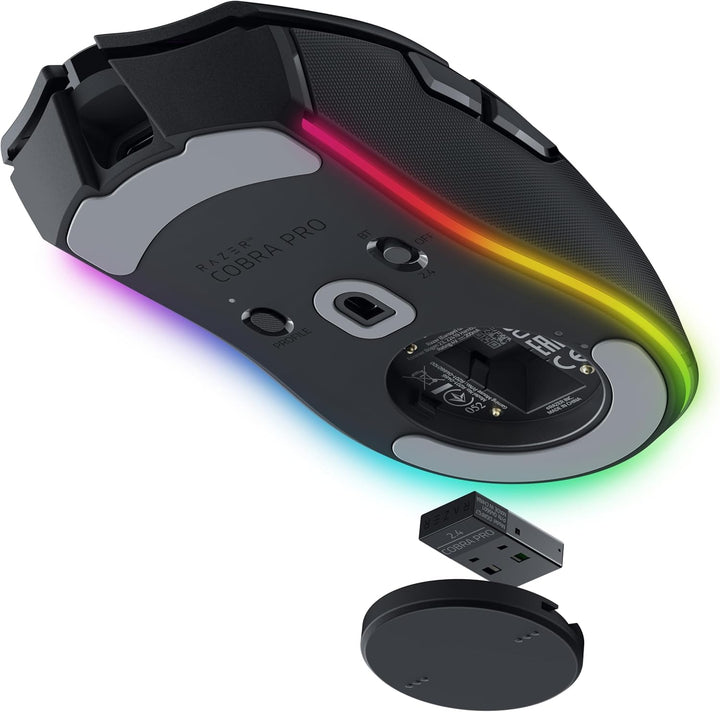 Razer Cobra Pro - Individuell kabellose Gaming-Maus mit RGB (10 Anpassbare Tasten, Chroma-Beleuchtun